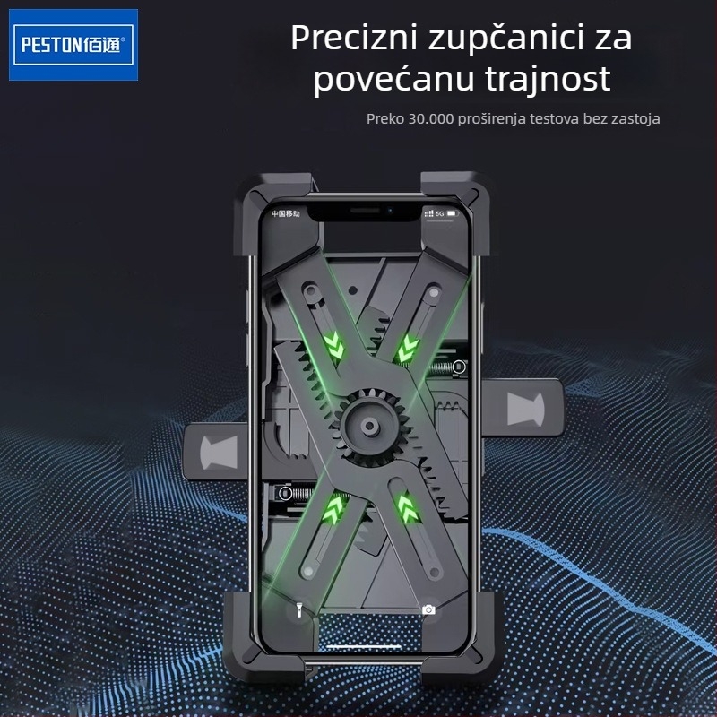 Baitong držač za telefon na upravljaču s anti-vibracijom za motocikle, bicikle i električne bicikle
