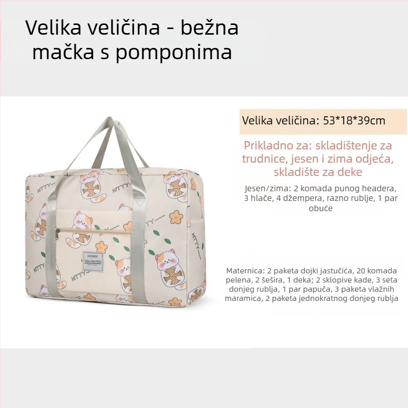 Putna torba - kubičnog oblika, Oxford tkanina, višenamjenska, model 156414