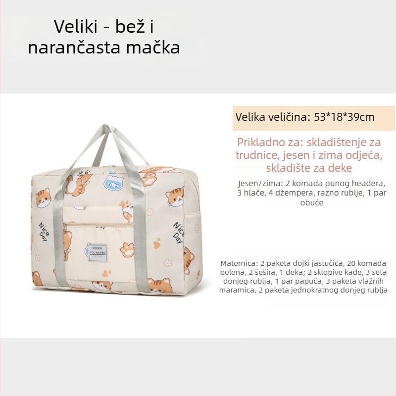 Putna torba - kubičnog oblika, Oxford tkanina, višenamjenska, model 156414