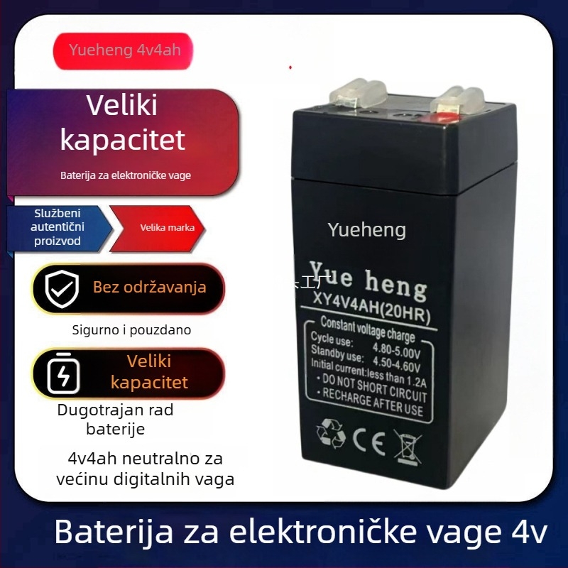 MOBAI Model 80 elektronička vaga s sklopivom platformom i baterijom 4V 4Ah