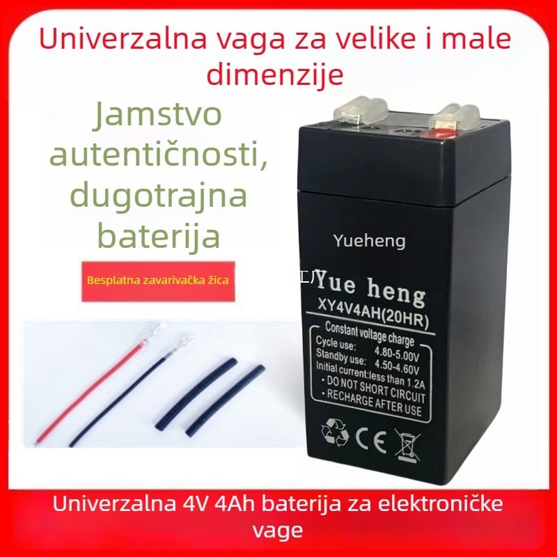 MOBAI Model 80 elektronička vaga s sklopivom platformom i baterijom 4V 4Ah