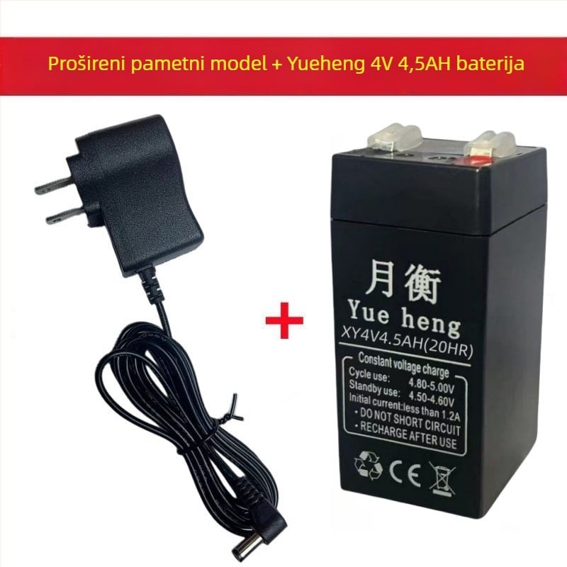 MOBAI Model 80 elektronička vaga s sklopivom platformom i baterijom 4V 4Ah