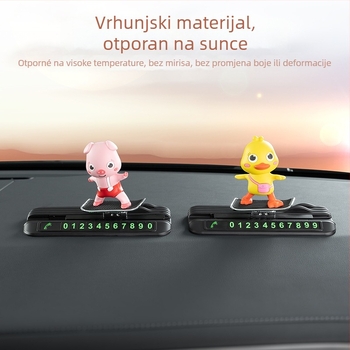 Znak za parkiranje automobila – dekorativni PVC panel za unutrašnjost auta, prilagodljiv s tiskanim logotipom, model Parking sign, Bass marka