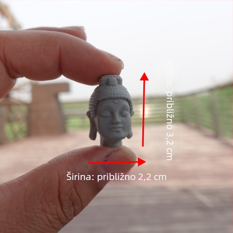 Zen Bonsai Mini Kamena Pagoda za Terarij — Kamen Koji Apsorbira Vodu, Ukras od Smole, Kineski Stil