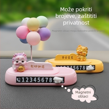 Auto registarska pločica s motivom crtanog čudovišta, univerzalni model, plastika, bez logotipa, Quanyue