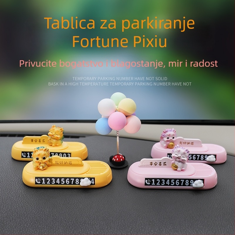 Auto registarska pločica s motivom crtanog čudovišta, univerzalni model, plastika, bez logotipa, Quanyue