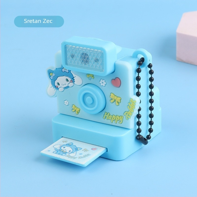 Dječja svjetleća i zvučna kamera privjesak za ključeve i torbicu, plastični materijal, za djecu 4–6 godina