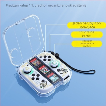 Joy-Con zaštitna futrola za Nintendo Switch – PC materijal, ubrizgano kućište, 75 g, kompatibilno s Joy-Conom