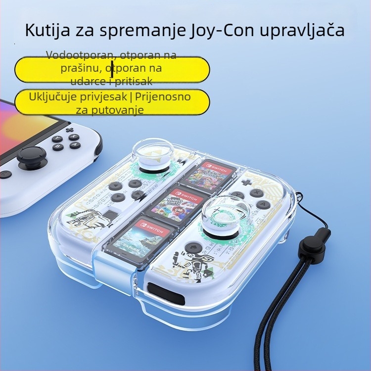 Joy-Con zaštitna futrola za Nintendo Switch – PC materijal, ubrizgano kućište, 75 g, kompatibilno s Joy-Conom