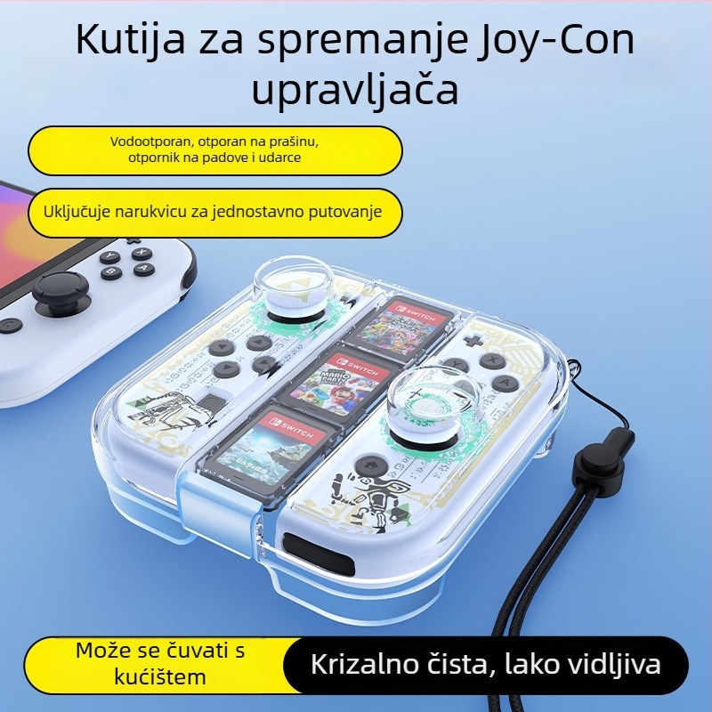 Joy-Con zaštitna futrola za Nintendo Switch – PC materijal, ubrizgano kućište, 75 g, kompatibilno s Joy-Conom