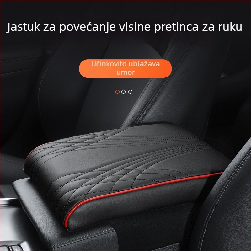 Jastučić za naslon za ruku automobila za univerzalnu središnju konzolu, koža, Evans branda, porijeklo Guangdong