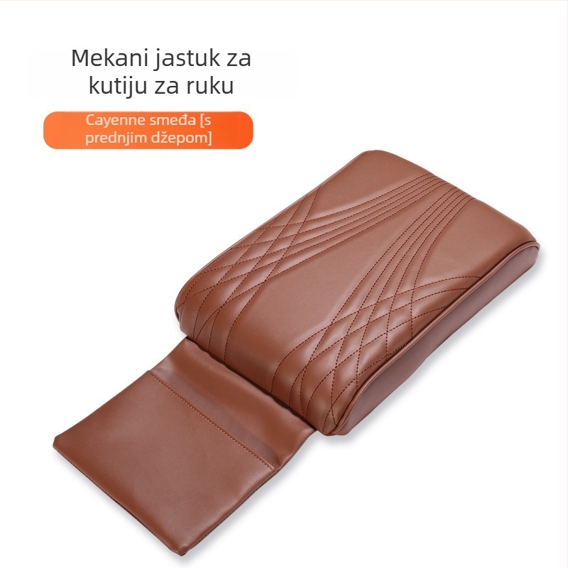Jastučić za naslon za ruku automobila za univerzalnu središnju konzolu, koža, Evans branda, porijeklo Guangdong