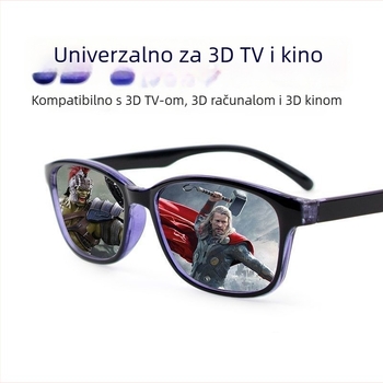 Kino 3D naočale IMAX polarizirane za odrasle i djecu, polarizirane 3D naočale za miopiju
