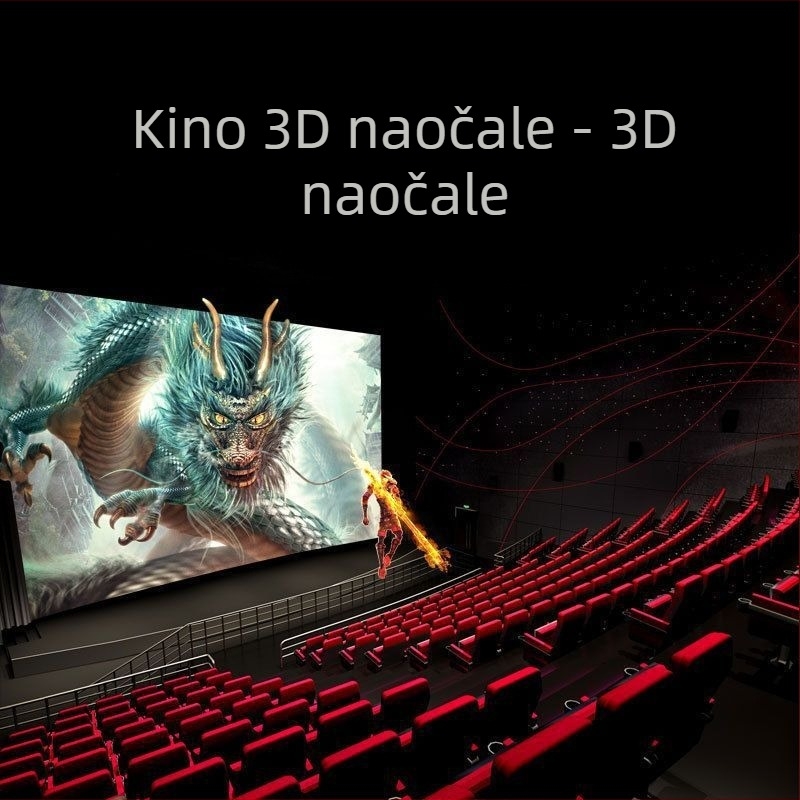 Kino 3D naočale IMAX polarizirane za odrasle i djecu, polarizirane 3D naočale za miopiju