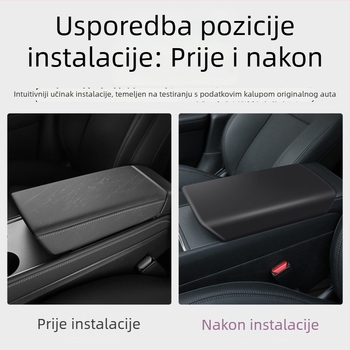 Gumeni zaštitni poklopac kutije naslona za Tesla Model Y i Model 3