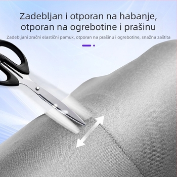 Debeli zaštitni omotač za prtljagu za putovanje, elastični zaštitni pokrov protiv prašine za kovčeg na kotačima, sportski stil