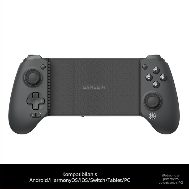 GameSir G8+ bežični gamepad s Bluetoothom, USB-C sučeljem, vibracijom, kompatibilan s PC-om, Switchom i mobilnim uređajima