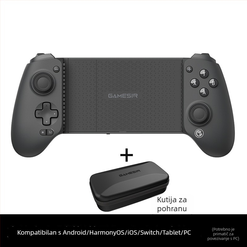 GameSir G8+ bežični gamepad s Bluetoothom, USB-C sučeljem, vibracijom, kompatibilan s PC-om, Switchom i mobilnim uređajima
