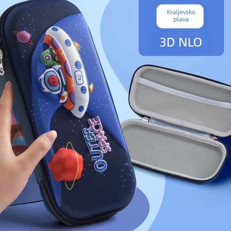 Pernica za osnovnu školu – 3D karikaturni dizajn, unisex, poliester, prozračan, vodootporan