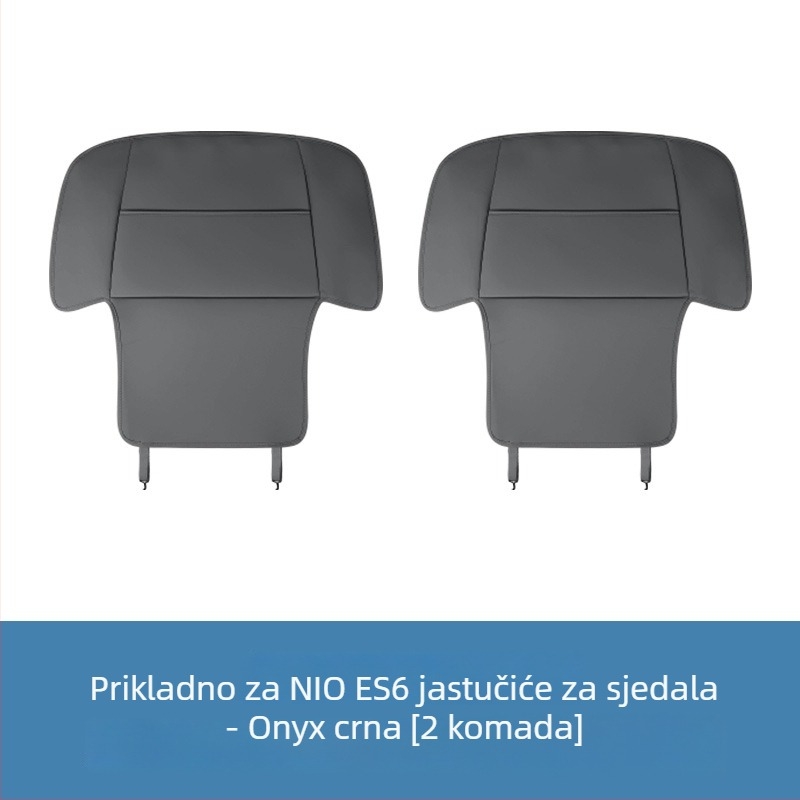 Nio stražnja sjedala protiv udaranja – Nappa koža, punilo od ovčje vune, zaštita naslona, prilagodljiv logotip marke automobila