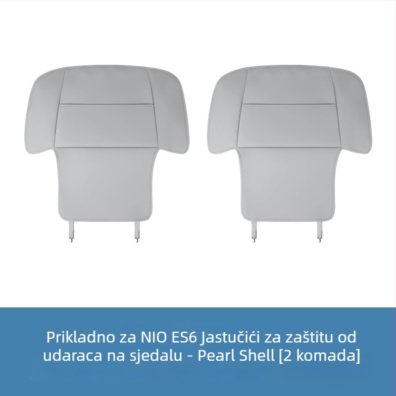 Nio stražnja sjedala protiv udaranja – Nappa koža, punilo od ovčje vune, zaštita naslona, prilagodljiv logotip marke automobila