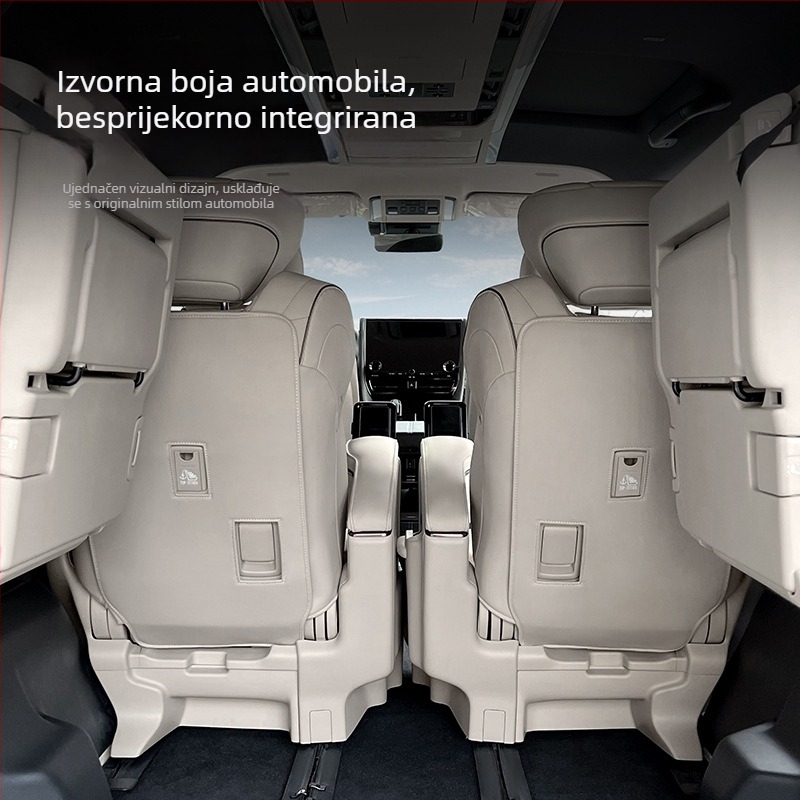 Kožni zaštitnik stražnje strane sjedišta automobila, protiv ogrebotina; kompatibilan s Alphard i Vellfire 40 serijom.
