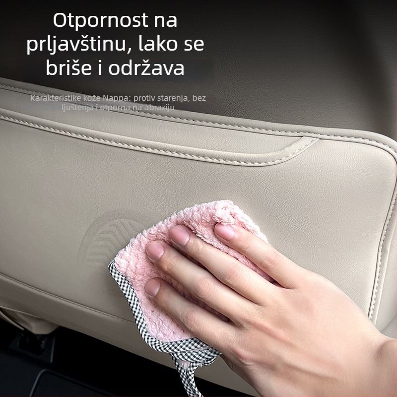 Kožni zaštitnik stražnje strane sjedišta automobila, protiv ogrebotina; kompatibilan s Alphard i Vellfire 40 serijom.