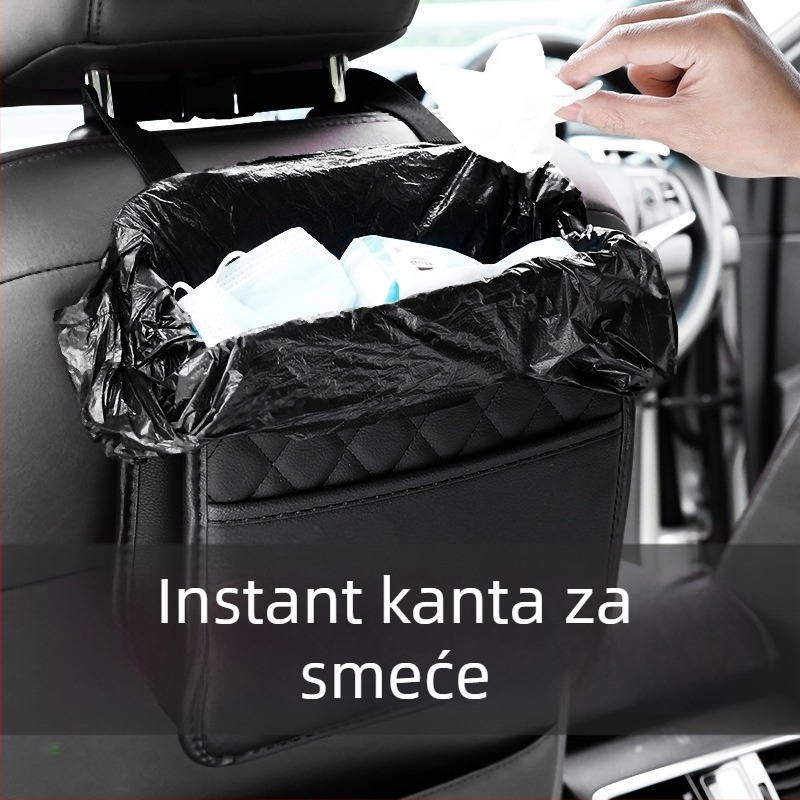 Kožna torbica za skladištenje iza stražnjeg sjedala automobila, vrsta za vješanje, prilagodljiva funkcija, mogućnost prilagođene obrade