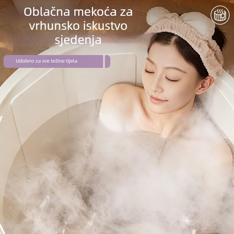 Adultni sklopivi kanta za kupanje za parenje i namakanje – bez ugradnje, ekološki prihvatljiv PVC