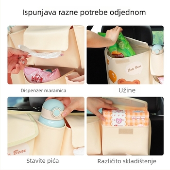 Torba za skladištenje prtljažnika, kožna, vodootporna, za vješanje, višenamjenska, univerzalna kompatibilnost
