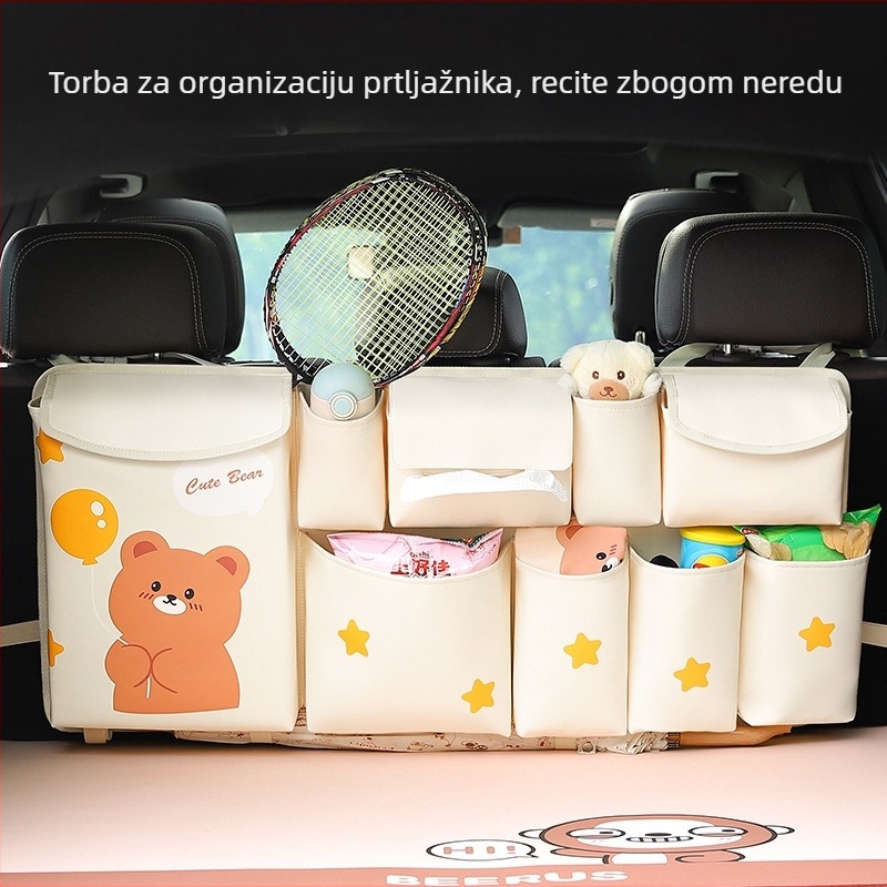 Torba za skladištenje prtljažnika, kožna, vodootporna, za vješanje, višenamjenska, univerzalna kompatibilnost