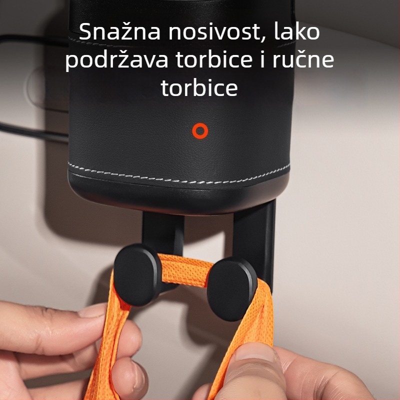 Organizator stražnjeg sjedala s držačem za čašu, držačem za telefon i džepom za pohranu s kukom — Materijal: ABS+koža; Upotreba: stražnje sjedalo; Funkcija: multifunkcionalno pohranjivanje; Tip pohrane: torba s kukom; Tisak loga: dostupan