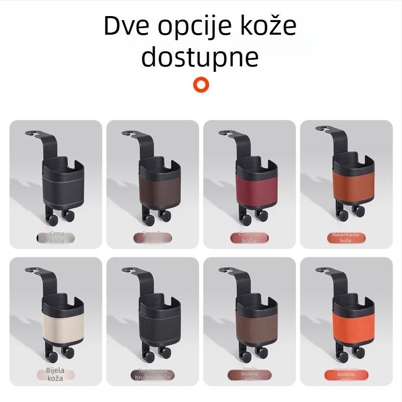 Organizator stražnjeg sjedala s držačem za čašu, držačem za telefon i džepom za pohranu s kukom — Materijal: ABS+koža; Upotreba: stražnje sjedalo; Funkcija: multifunkcionalno pohranjivanje; Tip pohrane: torba s kukom; Tisak loga: dostupan