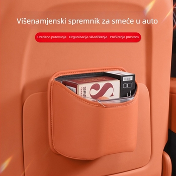 Nuoyue Auto Sjedalo Spremnik za Pohranu – vodootporna koža Nappa + ABS, univerzalno, za sjedalo