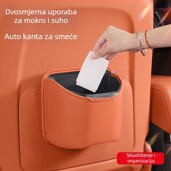 Nuoyue Auto Sjedalo Spremnik za Pohranu – vodootporna koža Nappa + ABS, univerzalno, za sjedalo