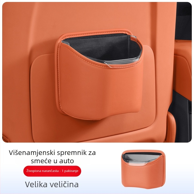 Nuoyue Auto Sjedalo Spremnik za Pohranu – vodootporna koža Nappa + ABS, univerzalno, za sjedalo