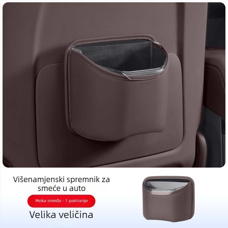 Nuoyue Auto Sjedalo Spremnik za Pohranu – vodootporna koža Nappa + ABS, univerzalno, za sjedalo