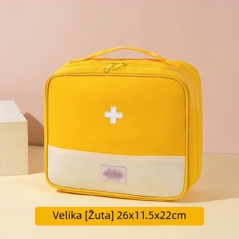 Prijenosni putnički medicinski komplet – prva pomoć i skladištenje lijekova, višenamjenski