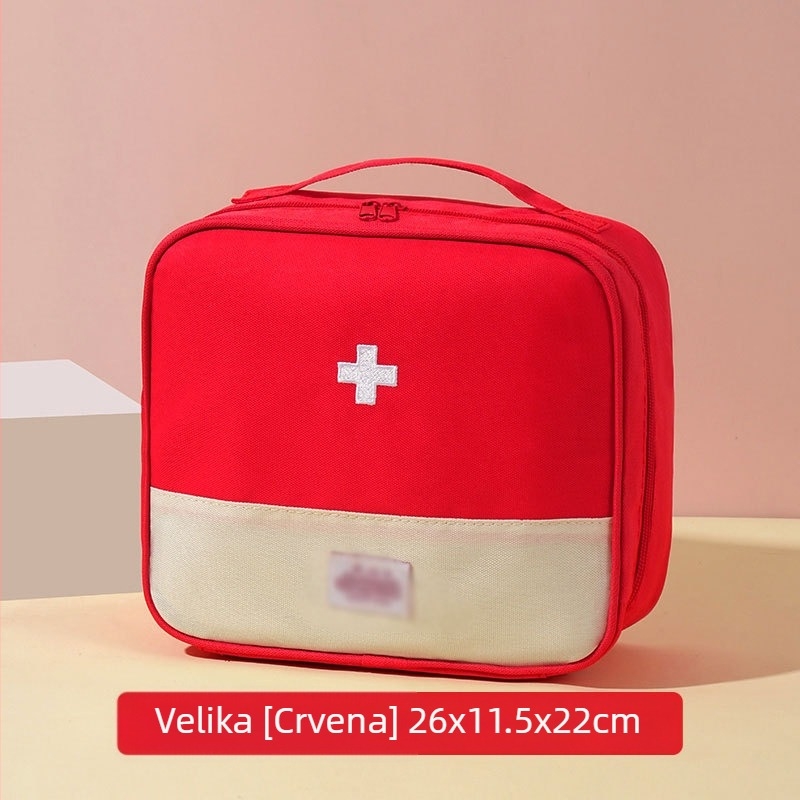 Prijenosni putnički medicinski komplet – prva pomoć i skladištenje lijekova, višenamjenski