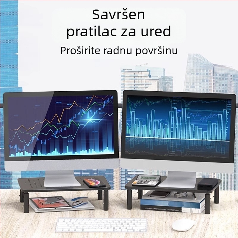 Višefunkcionalni podizni držač za notebook i monitor, model mst003, težina 1 kg, OEM proizvodnja