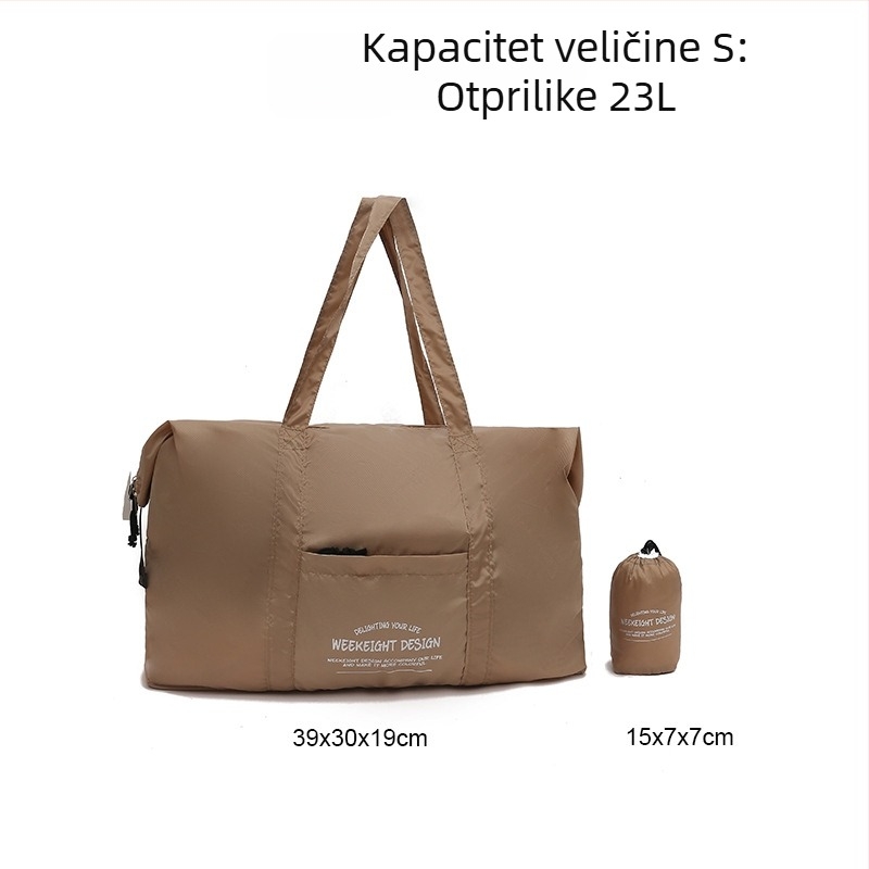 Puhe sklopiva putna torba, velikog kapaciteta, najlon, kubni oblik, višefunkcionalna za putovanja