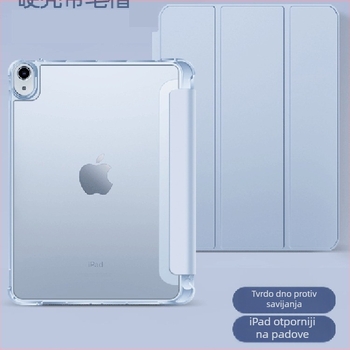 Zaštitna maska s pretincem za olovku za iPad 9, iPad Air 10.9 i iPad Pro 11 – proziran, mek rub, DIY dizajn