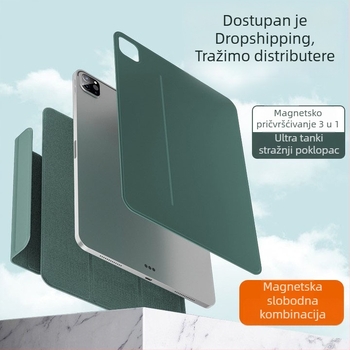 Mini7 zaštitni futrol za Pro 11, Air 5 i iPad Pro od 12,9 inča, tri u jednom, dvostrani klip i magnetsko pričvršćivanje
