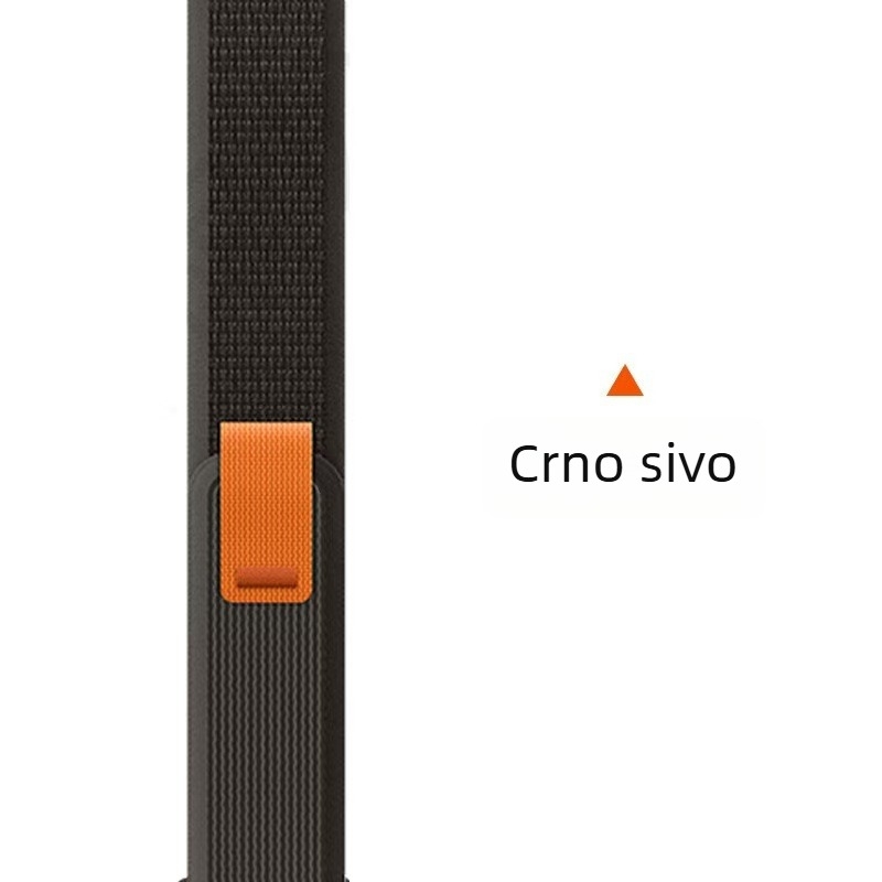 Platneni remen za Apple Watch s Velcro zatvaračem — kompatibilan s Apple Watch Series, proljeće 2024 izdanje, bez marke, stil poslovno/casual/sport