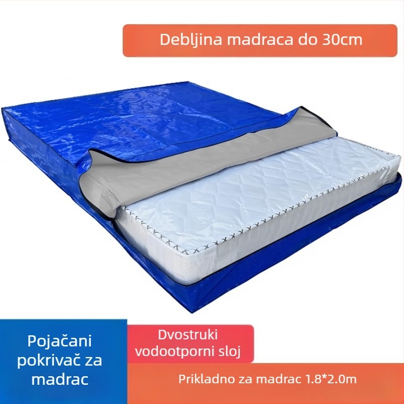 Torba za pakiranje madraca, model 218, kubičnog oblika, polipropilenski materijal, višestruka namjena za selidbe