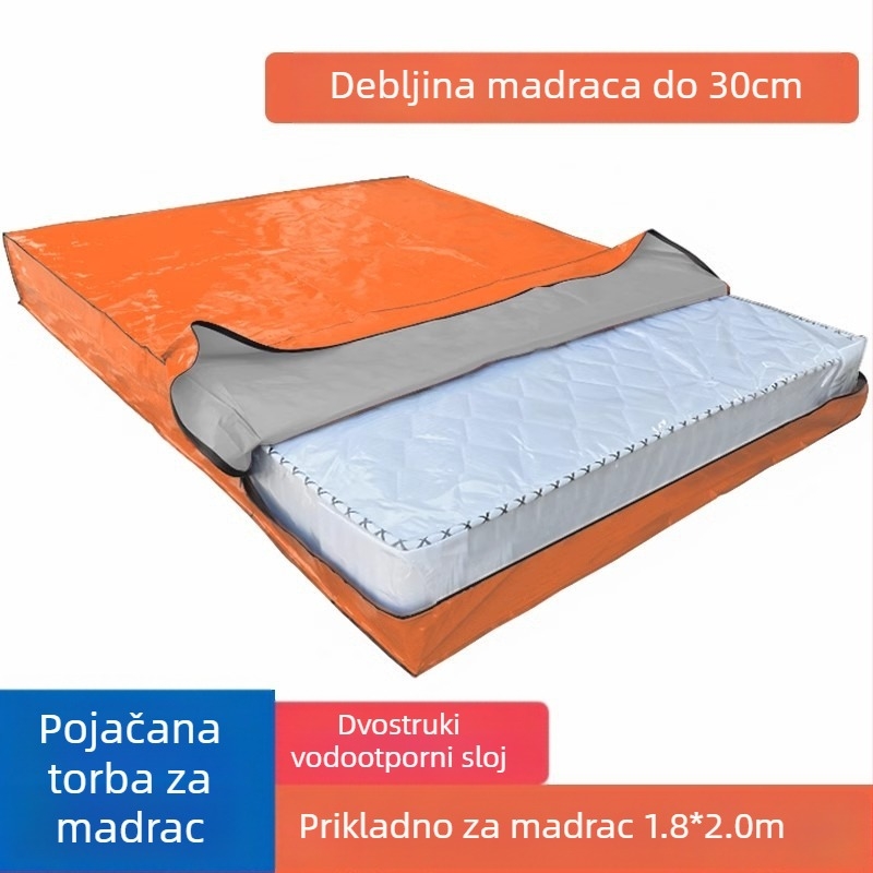 Torba za pakiranje madraca, model 218, kubičnog oblika, polipropilenski materijal, višestruka namjena za selidbe