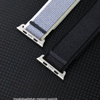 Remen za Apple Watch od najlonskog pletenog materijala sa Velcro kopčom, kod Wild Energy Loop Velcro, kompatibilan s Apple Watch, prilagodljive veličine sučelja