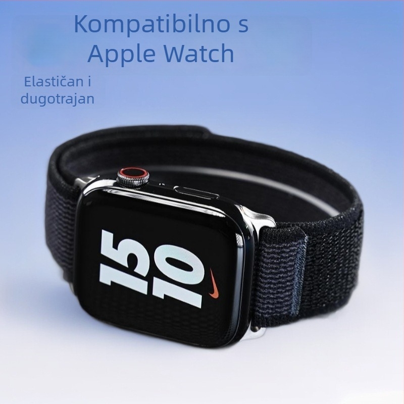 Remen za Apple Watch od najlonskog pletenog materijala sa Velcro kopčom, kod Wild Energy Loop Velcro, kompatibilan s Apple Watch, prilagodljive veličine sučelja