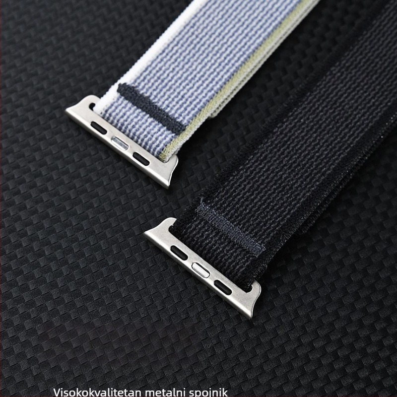 Remen za Apple Watch od najlonskog pletenog materijala sa Velcro kopčom, kod Wild Energy Loop Velcro, kompatibilan s Apple Watch, prilagodljive veličine sučelja