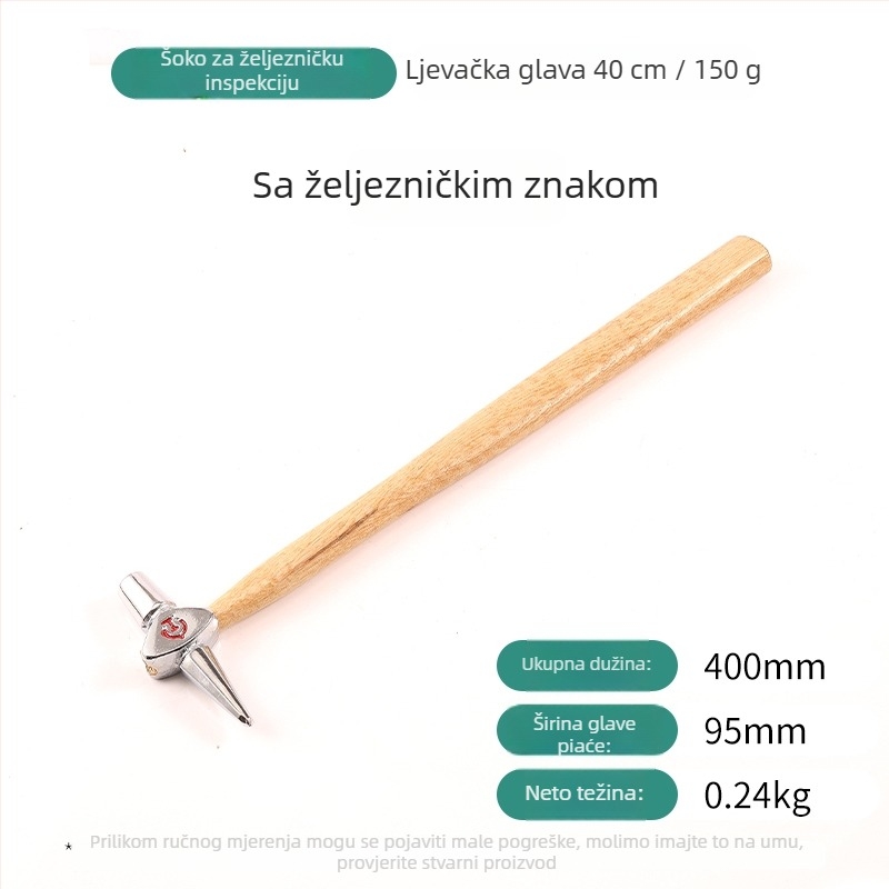 Čekić s oštrim vrhom za održavanje željeznica i geološke radove (Brend: Drugo; Tip: Drugo; Eksplozijska otpornost: Ne; Udarna otpornost: Ne; Uvoz: Ne)